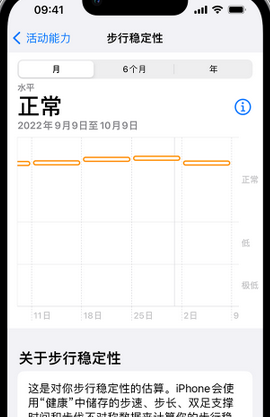 鱼峰iPhone手机维修如何在iPhone开启'步行稳定性通知'