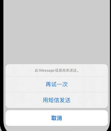 鱼峰apple维修iPhone上无法正常发送iMessage信息